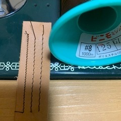 アンティークミシン　レザークラフト の画像
