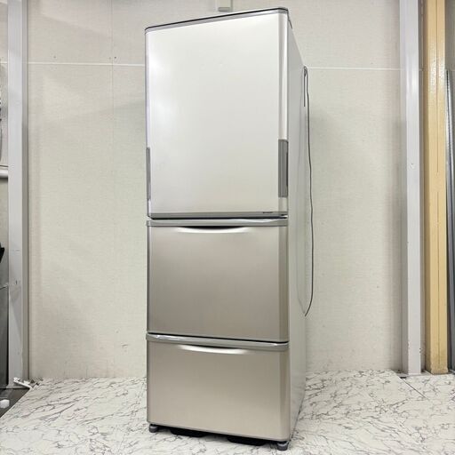 W 18208  SHARP 大容量3D冷蔵庫 2017年製 350L ◆大阪市内・東大阪市他 6,000円以上ご購入で無料配達いたします！◆ ※京都・高槻・枚方方面◆神戸・西宮・尼崎方面◆生駒方面、大阪南部方面　それぞれ条件付き無料配送あり！