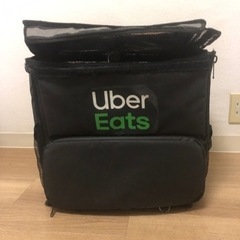 ウーバーイーツカバン使用感あり