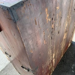 木製 衣装ダンス レトロの画像