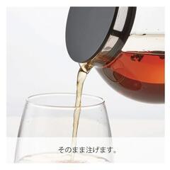 HARIO(ハリオ) ジャンピングリーフポット ブラック 600ml JPL-60-Bの画像