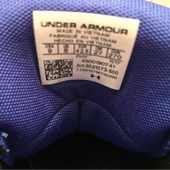 UNDER ARMOURメンズスニーカー27cm1回着用の画像