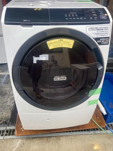 ☆美品￥49,800！【店長おすすめ！】HITACHI　10.0kg洗濯機　家電　BD-SG100EL型　2020年製　幅63㎝ｘ奥行72㎝ｘ高さ105㎝　【BF073】