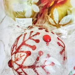  クリスマスオーナメント　カラーボールの画像