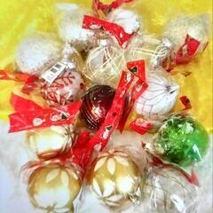  クリスマスオーナメント　カラーボール