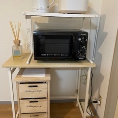 電子レンジ フラットテーブル　　の画像