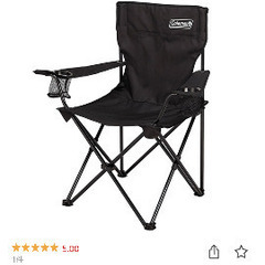 【お譲り決定済】キャンプ用品　コールマン　折りたたみアームチェア...