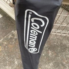 【お譲り決定済】キャンプ用品　コールマン　折りたたみアームチェアブラック　2000038829の画像