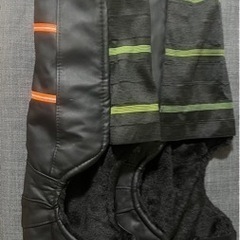 バイク 防風 保温 ひざ用サポーター 膝パッドの画像