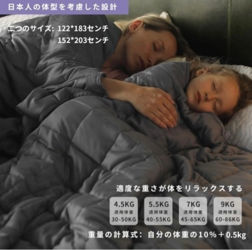【6/21〆切】加重ブランケット