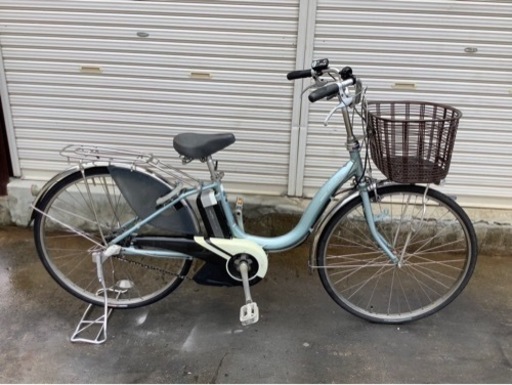 414  ブリヂストン新機種電動アシスト自転車アシスタ26インチミズイロアルミボディー