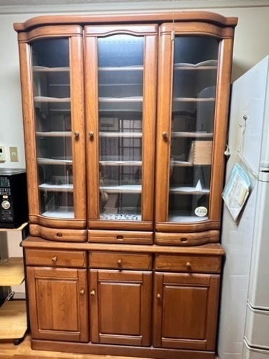 高級！食器棚　家具 収納家具 キャビネット