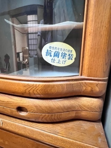 高級！食器棚　家具 収納家具 キャビネット