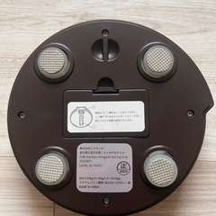 Francfranc おしゃれな13cmの超コンパクト体重計の画像