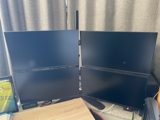 DELL  PCモニター4面&アームスタンド