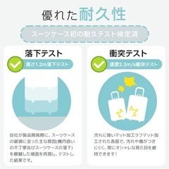 【新品未使用】スーツケースキャリーケース Mサイズ63L フロントオープン USB充電の画像