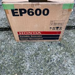 美品　HONDA エンジン発電機 EP600　100V 5.5A 550VA 60Hzの画像