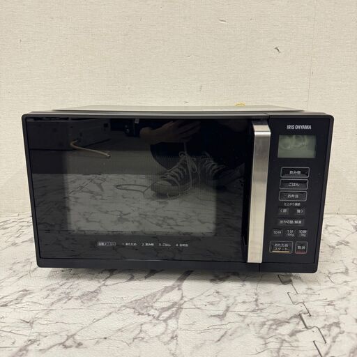 18227  IRIS OHYAMA 電子レンジ　フラットテーブル 2020年製 50/60Hz ◆大阪市内・東大阪市他 6,000円以上ご購入で無料配達いたします！◆ ※京都・高槻・枚方方面◆神戸・西宮・尼崎方面◆生駒方面、大阪南部方面　それぞれ条件付き無料配送あり！