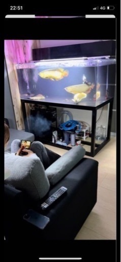 値下げ交渉あり　大型水槽　150×75×60