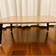 【ウォルナット】折りたたみ机