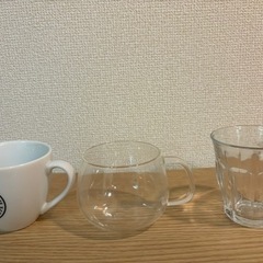 マグカップ、ガラスマグカップ、グラス