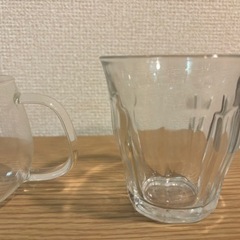 マグカップ、ガラスマグカップ、グラスの画像