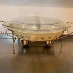 耐熱皿　温め台付き