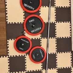 バーベルセット！ ベンチプレスやデッドリフト、スクワットに！