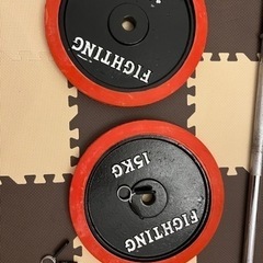 バーベルセット！ ベンチプレスやデッドリフト、スクワットに！の画像