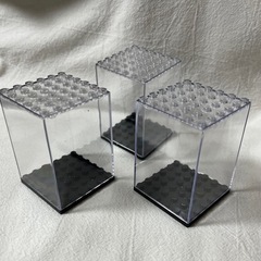 LEGO用 ディスプレイ ケース BOX ミニフィグ コレクション 互換　3個セットの画像