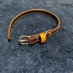 【ほぼ未使用】ペット用品 ペティオ 首輪 皮