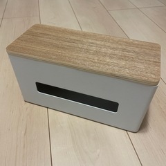 小物が置けるティッシュケース