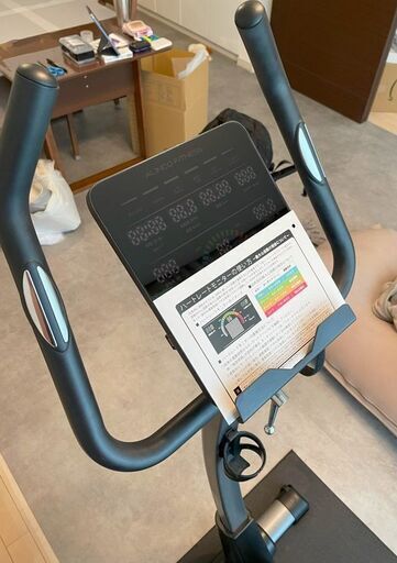 【最終値下げ中】フィットネスバイクをお譲りします。（アルインコ　AFB7218）【引き取り限定】