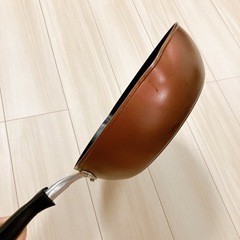 【取引完了】フライパン　26cm　ブラウン　の画像