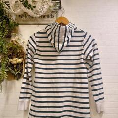 140㌢　Navy　borderパーカー★の画像