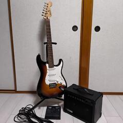 ギター、アンプ、マルチエフェクター、シールド２本セット