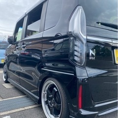 N-BOXカスタムJF3前期用　　純正マッドガード新品フロントのみの画像