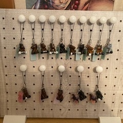 競走馬　　キーホルダー15体の画像