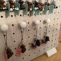 競走馬　　キーホルダー15体の画像