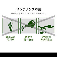防草シート一体型　人工芝ロールタイプ　２×１０ｍの画像