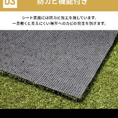 防草シート一体型　人工芝ロールタイプ　２×１０ｍの画像