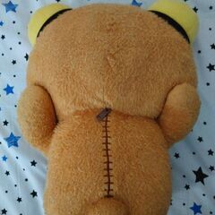 リラックマの大きなぬいぐるみ（※使用感あります）　さしあげます(*^^*)大きなコリラックマもいます！の画像