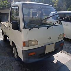 車検７年10月エアコン付サンバ−トラック