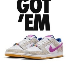 (決まりました)新品未使用 NIKE SBダンクロー ライッサ・レアウ 29.0cmの画像