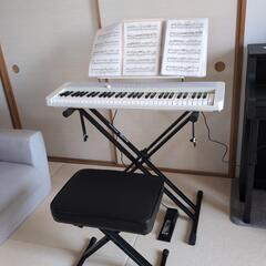【値下げしました】CASIO 電子キーボード CT-1 ホワイト...