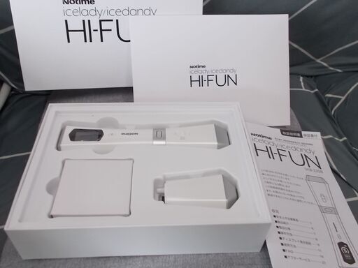 Notime 家庭用 HI-FUN ハイフン SKB-2208 icelady / icedandy 中古品 男女兼用 家庭用高密度焦点式 超音波美顔器 アイスレディ   中古品で譲り受けた物となります。 状態や使用回数などは写真を参考にしてください。