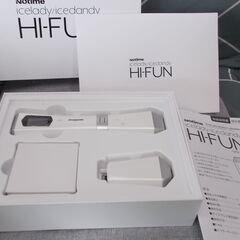 Notime 家庭用 HI-FUN ハイフン SKB-2208 icelady / icedandy 中古品 男女兼用 家庭用高密度焦点式 超音波美顔器 アイスレディ   中古品で譲り受けた物となります。 状態や使用回数などは写真を参考にしてください。