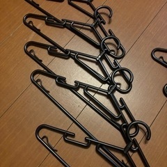 ポリプロピレン首振りハンガー10本の画像
