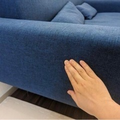 LOWYA ソファー ネイビーの画像