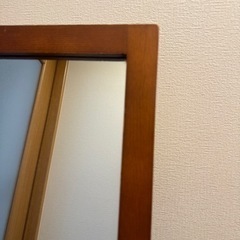 【無料】スタンドミラー　木枠の画像